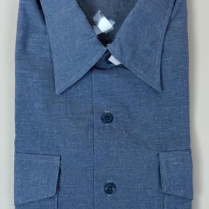 Chambray Prison Shirt - Etsy