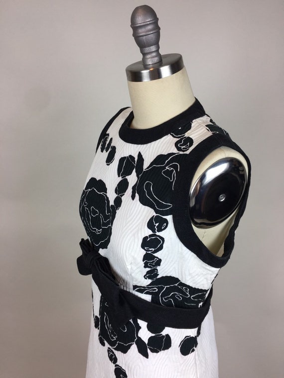 Vintage 1960s John Doyle Bishop Designer Black Wh… - image 3