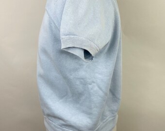 Vintage 1960s Cotton Pullover Short Sleeve Gym Athletic