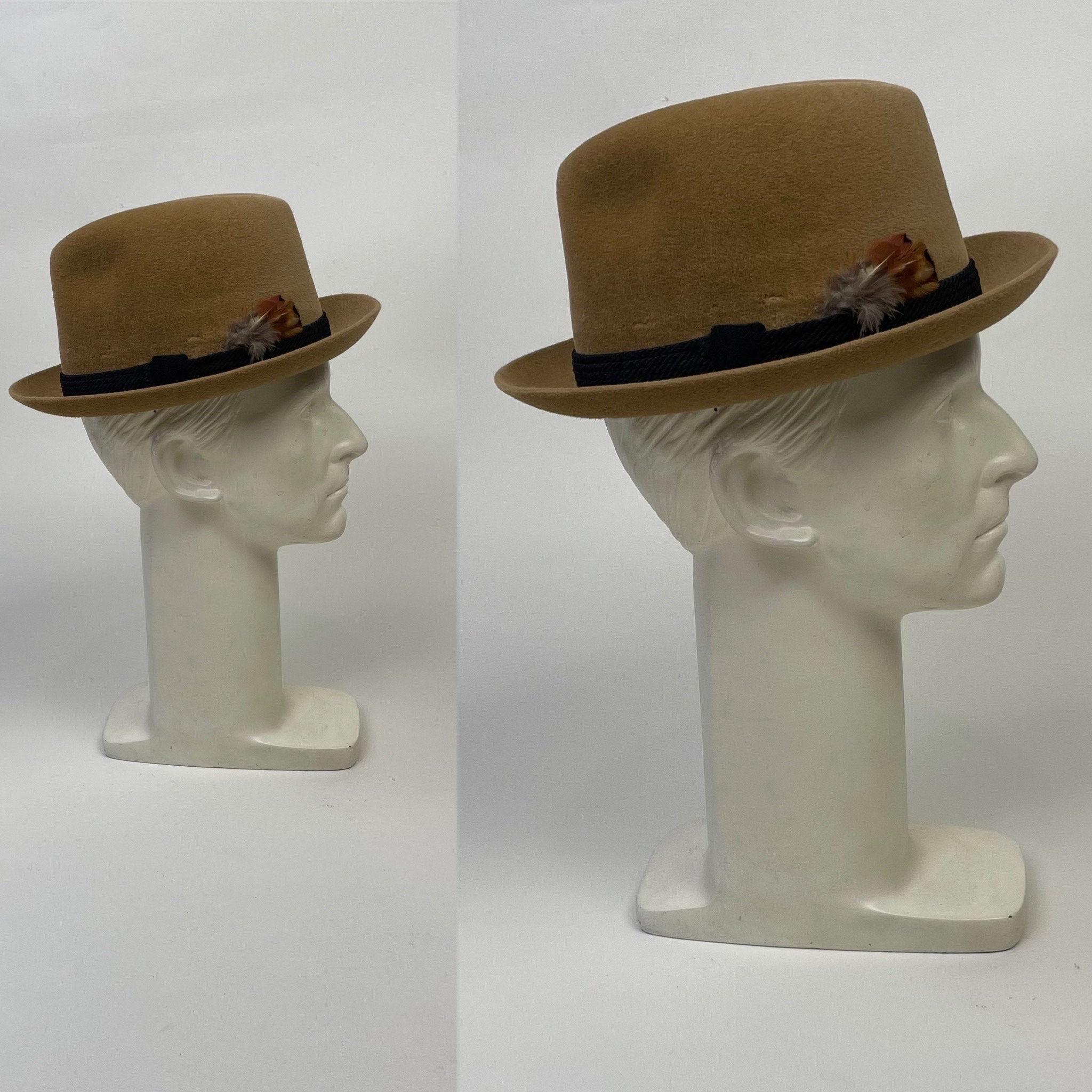 Vintage 1960s Churchill Hat Short Brim Fedora / 7 1/8 - Etsy