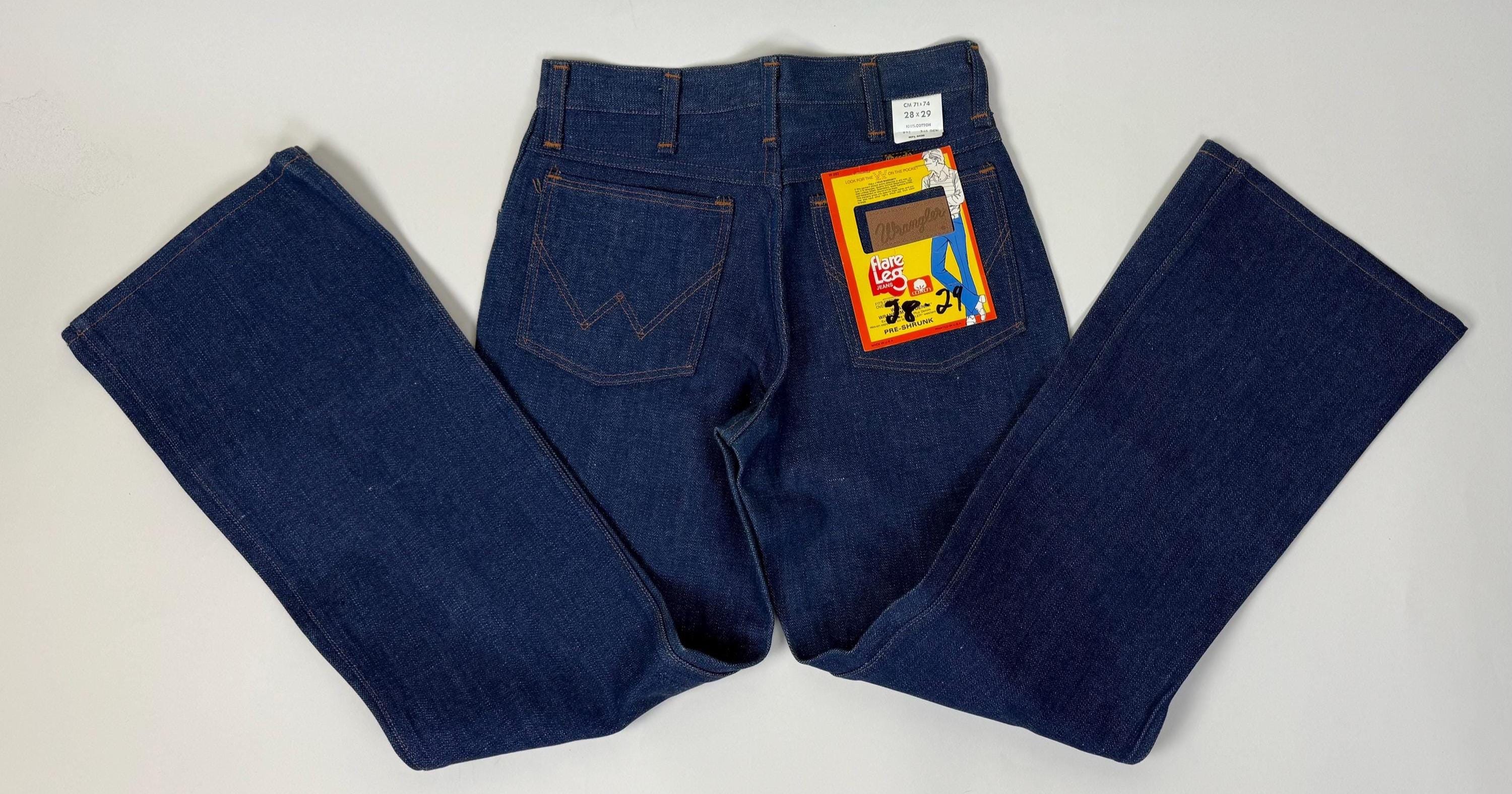 Vintage 1970s NOS NWT Dead Stock Wrangler Denim Cowboy Western 