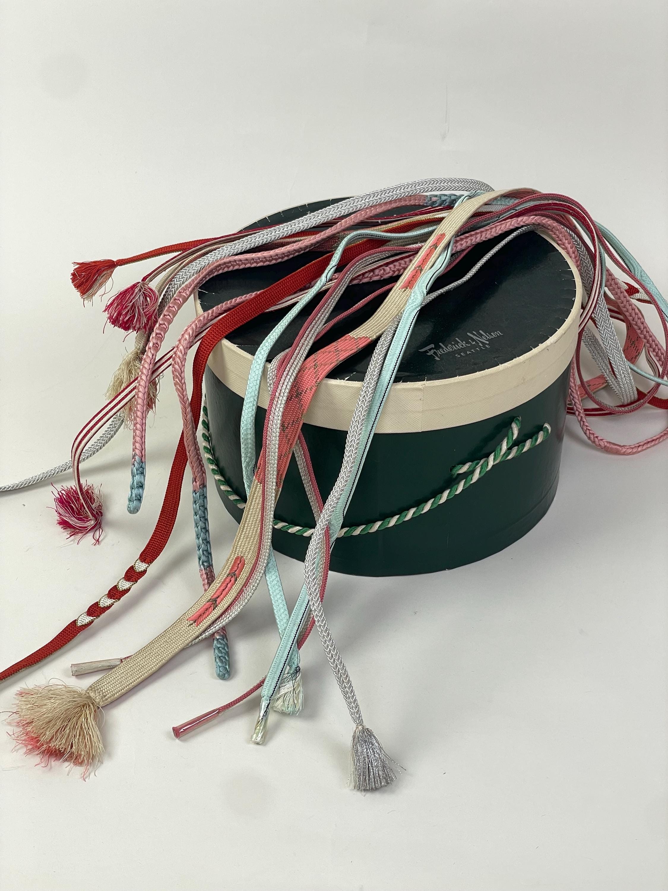 Vintage 5 Piece Rope Belt Bundle Fitz Outfitters - Belt made from retired climbing rope  main image 3