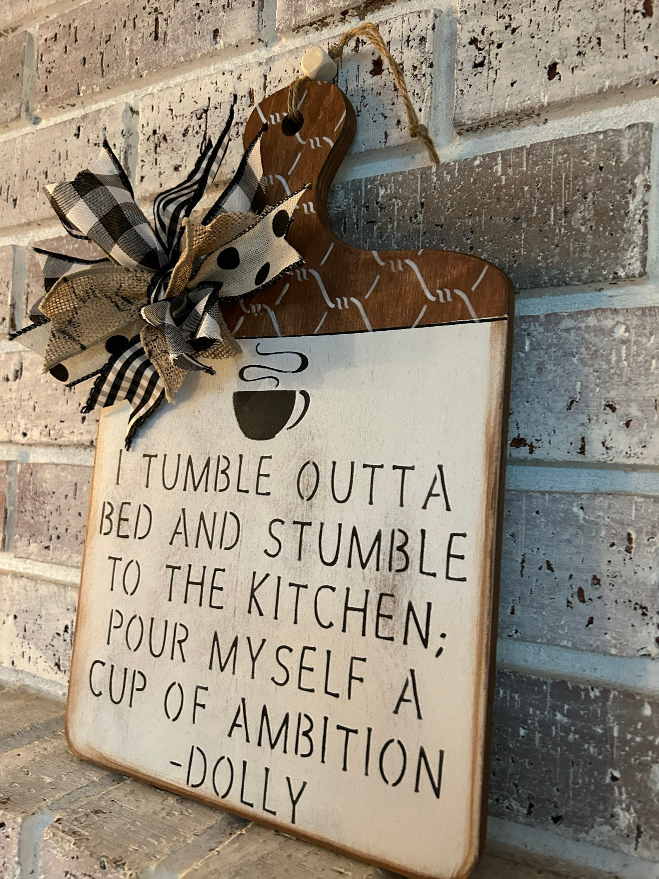 Kitchen Cutting Board|display Only| Decorative Sign| Hand Painted ...