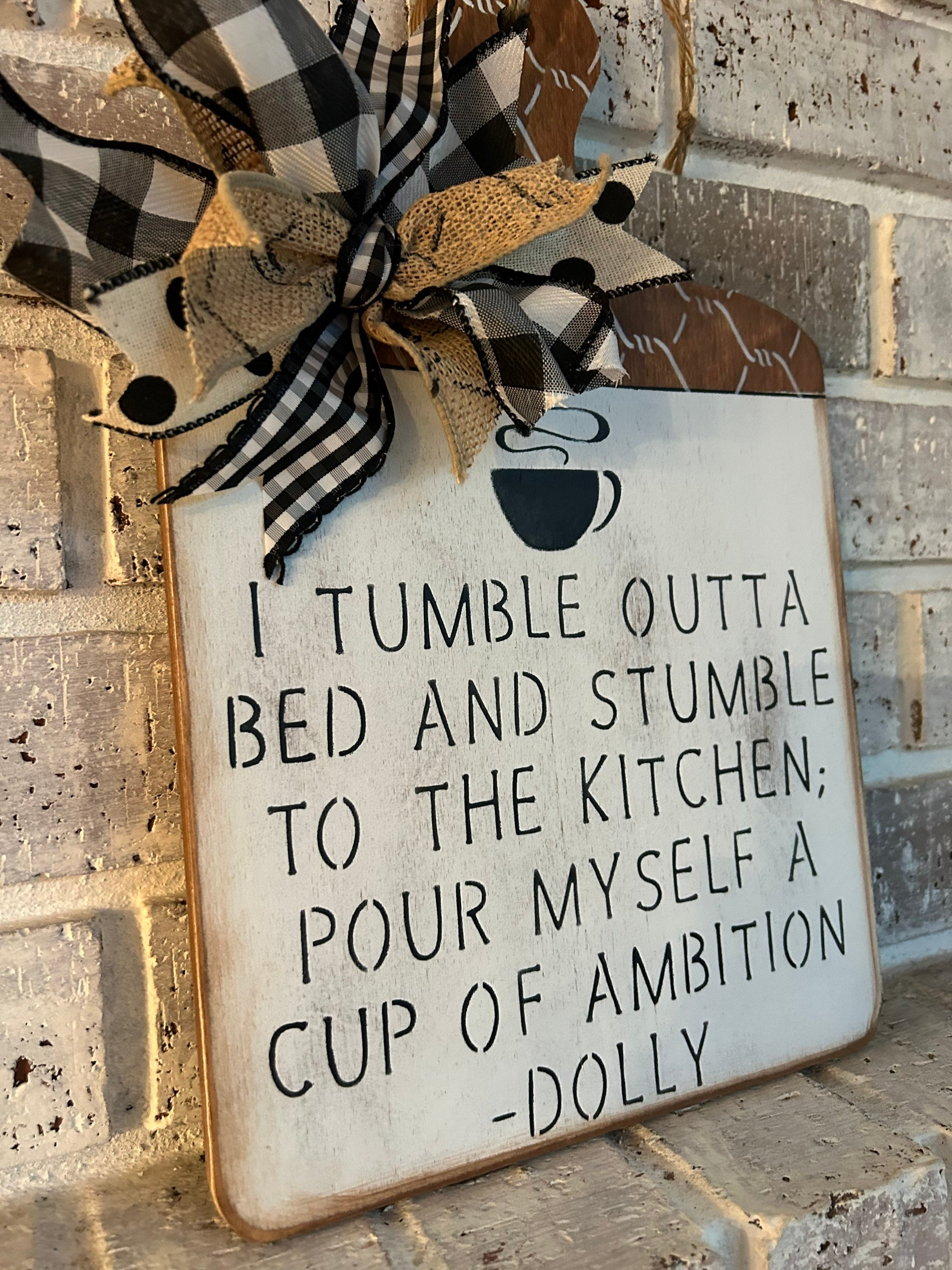 Kitchen Cutting Board|display Only| Decorative Sign| Hand Painted ...