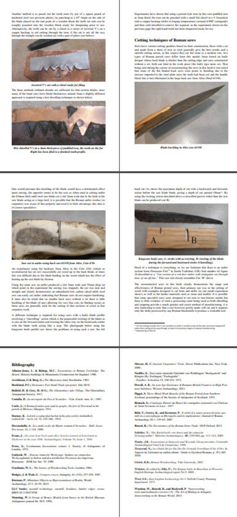 Saws of the Roman Empire 44 page book A5 on period saws 4thc BC to 4thc AD image 8