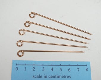 set of 5 bronze whitby wimple pins anglo saxon period