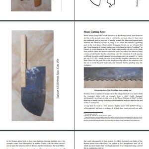 Saws of the Roman Empire 44 page book A5 on period saws 4thc BC to 4thc AD image 9