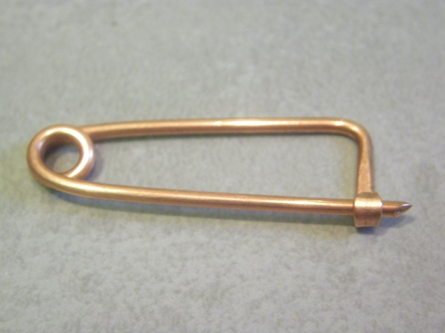 Set of 4 copper safety pins carlton coleville anglo saxon Etsy