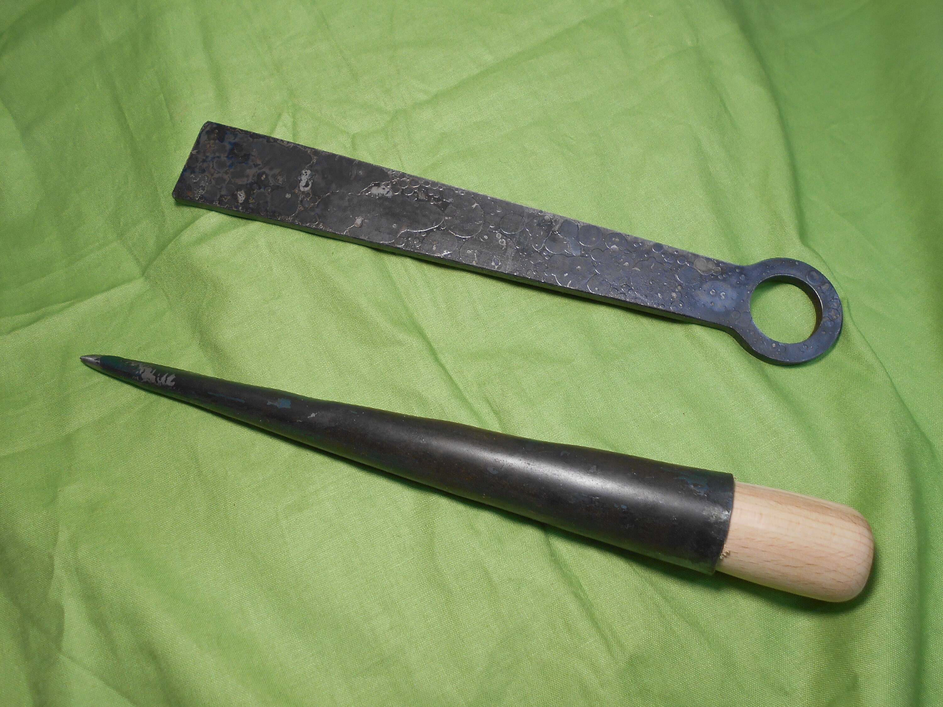 Basket weavers taper bodkin awl and rapping iron medieval Etsy