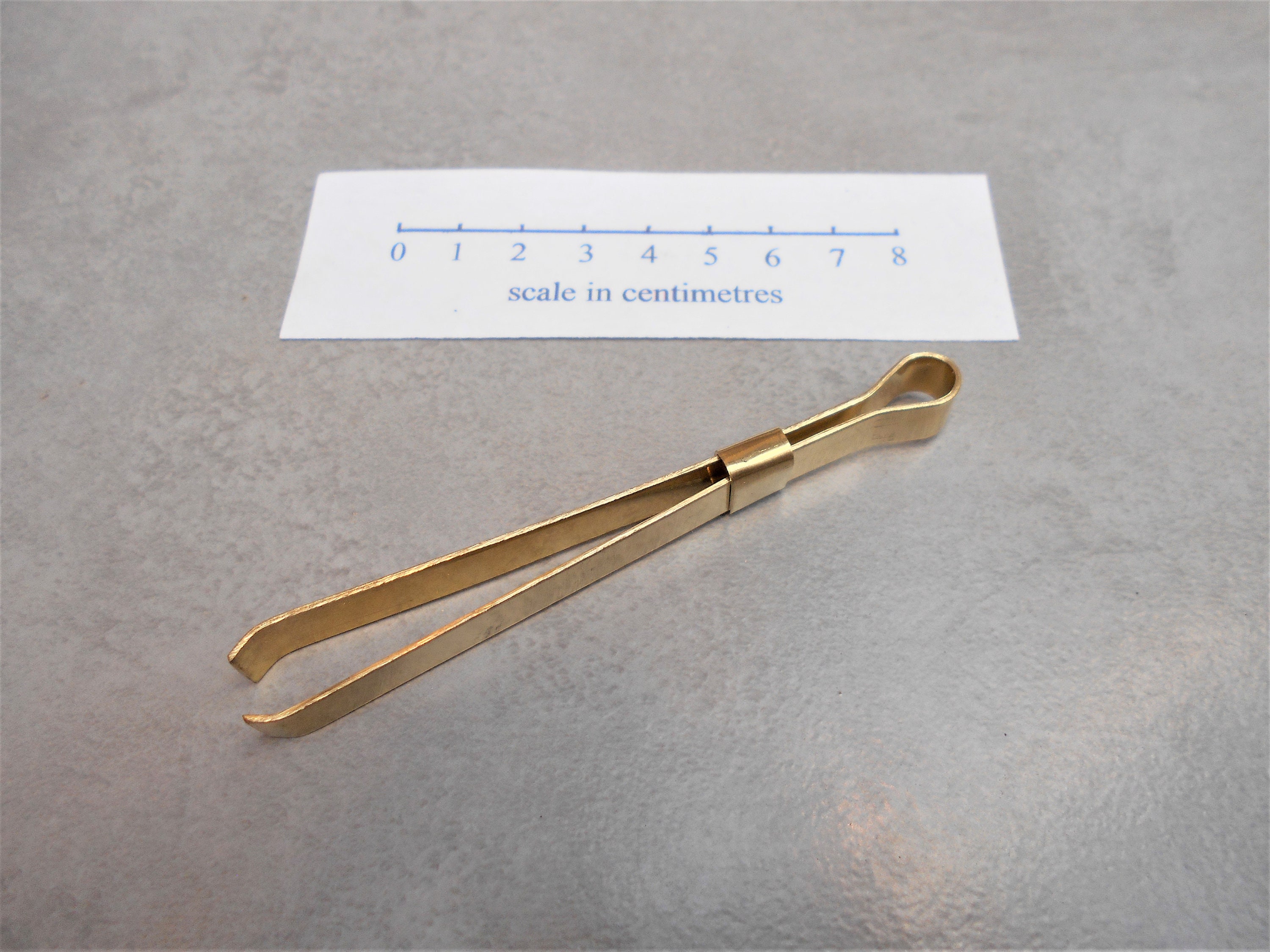 Anglo saxon viking to mid medieval brass locking tweezers 9cm Etsy