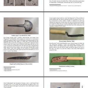 Saws of the Roman Empire 44 page book A5 on period saws 4thc BC to 4thc AD image 5