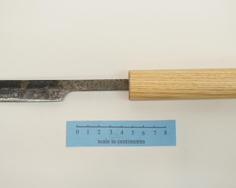 hand forged Roman period wood splitter froe living history reenactment use