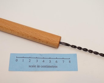 4mm medieval twist auger and handle german style