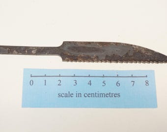 piccola sega romana forgiata a mano con set, solo lavorazione dei metalli