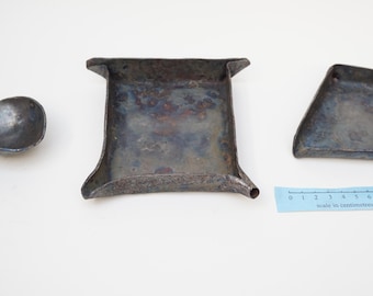 Bandejas de fundición nórdicas o smelteidigel, siglo X, selección de 3