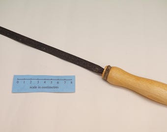 medieval style gardeners forged steel weed slice