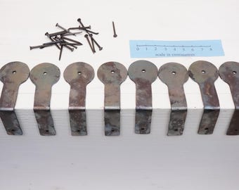 afgeronde aansluitdoos en hoekbeugels set van 10