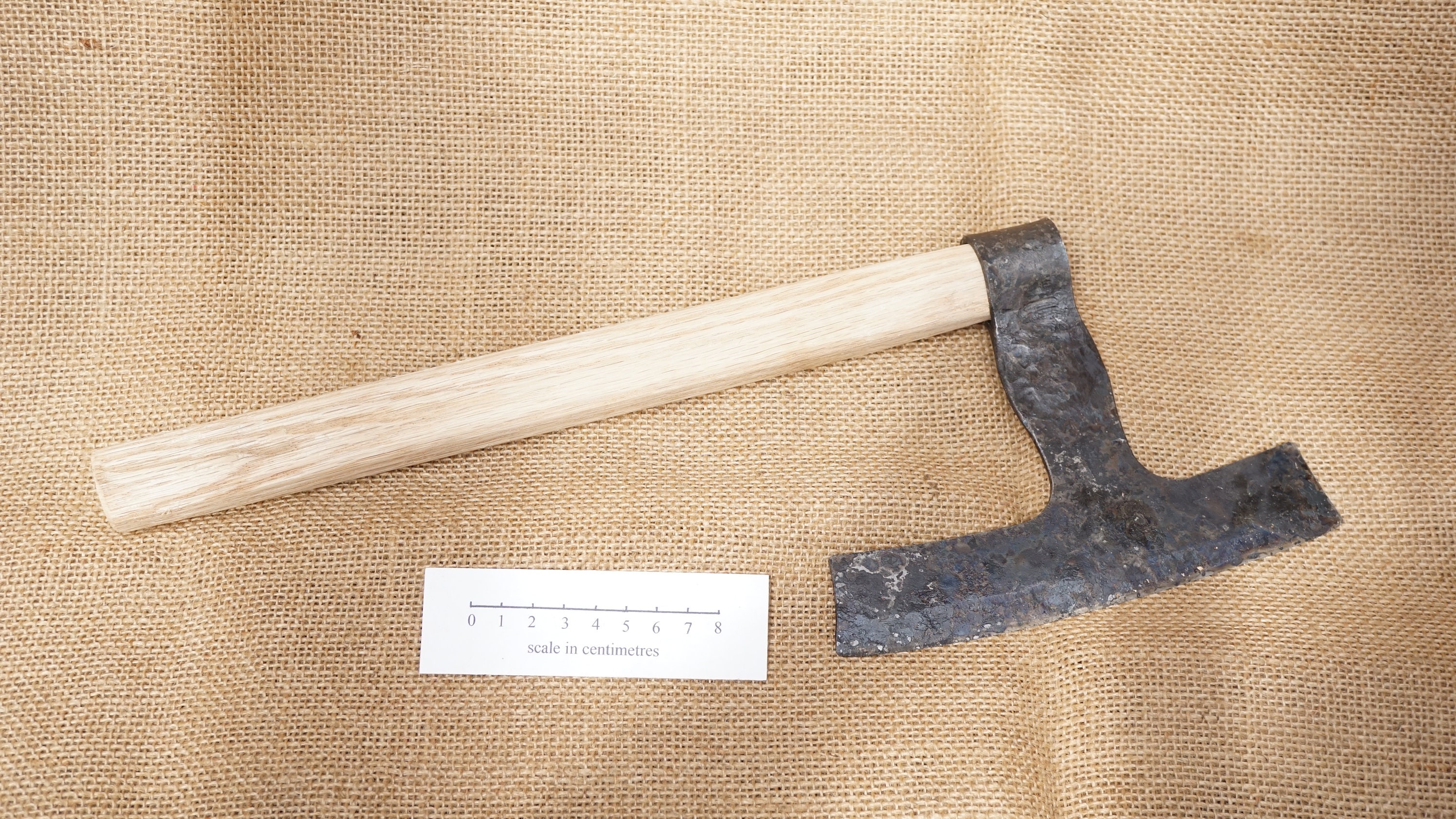 Anglo saxon crayke hoard axe 9501100AD with ash wood handle Etsy