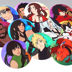 Materia - FFVII Holographic Vinyl Stickers