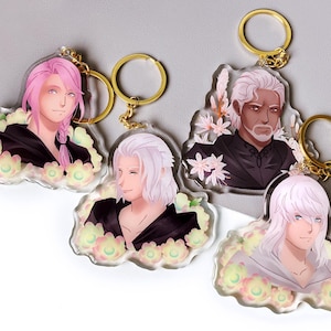 Flowers of Elpis - Ancients Floriography FFXIV 3&quot; Keychains