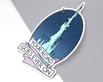 Your Road Goes Ever On - FFXIV Vinyl Metallic Sticker