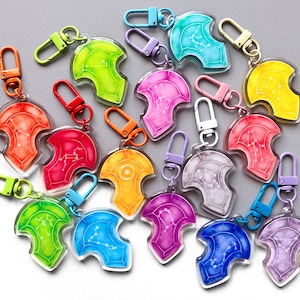 Azem & Convocation Crystal FFXIV Keychains