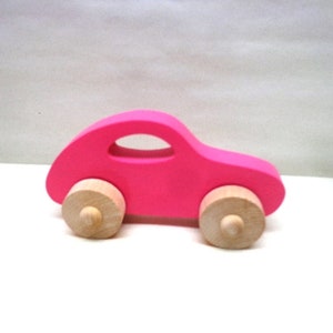 Wooden Toy Turtle, Car, Ladybug, Bunny,& Chicken Wood Push Kids Toy, Giveaways Toys For Children, Easter Gift Kids image 10