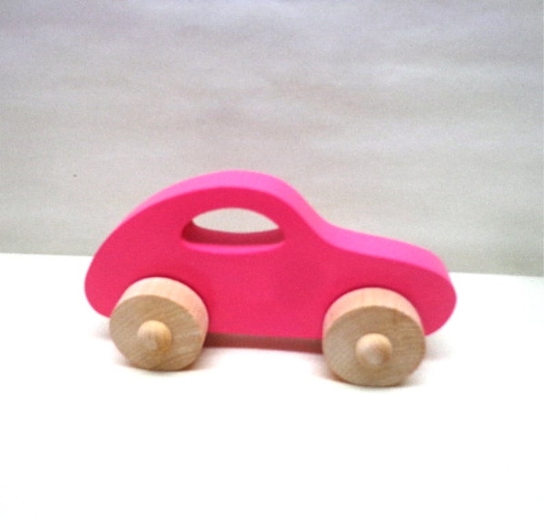 Wooden Toy Turtle, Car, Ladybug, Bunny,& Chicken Wood Push Kids Toy, Giveaways Toys For Children, Easter Gift Kids image 10