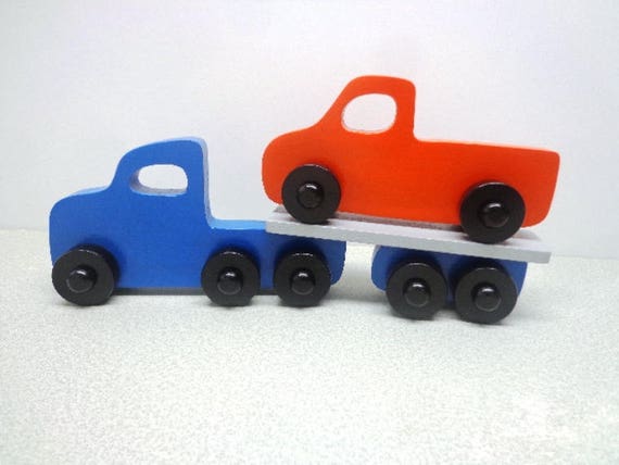 kids toy truck and trailer