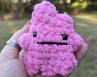 Handmade Mini Ditto Inspired Plush – Funny Gag Gift