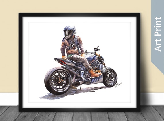 Bugatti XDiavel Motorrad Druck - Etsy 
