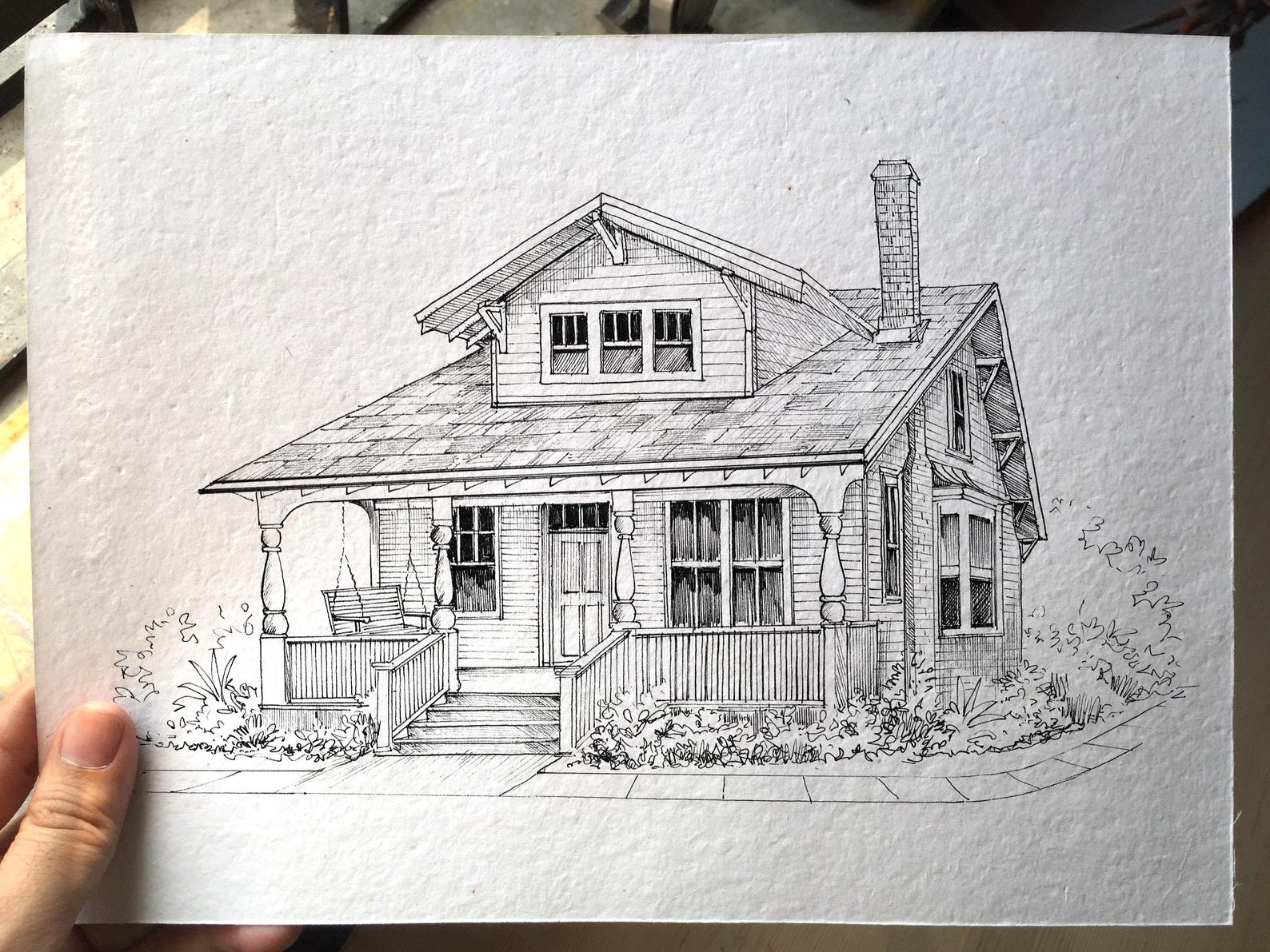 Custom Pen and Ink House Portrait, Personalized Housewarming Gift - Etsy