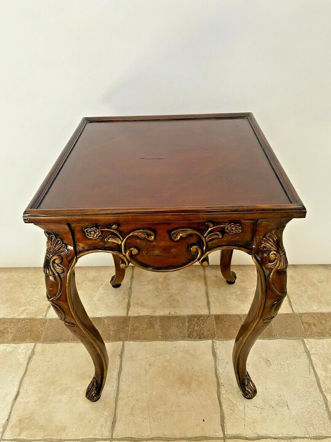 Hekman Furniture Table With Drawer Square Top French Country Etsy