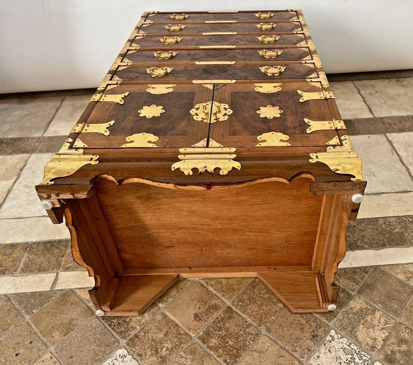 PH Small Drawer Chest with Brass Legs, Natural Oak Veneer & White Ash Wood  Drawers for sale at Pamono