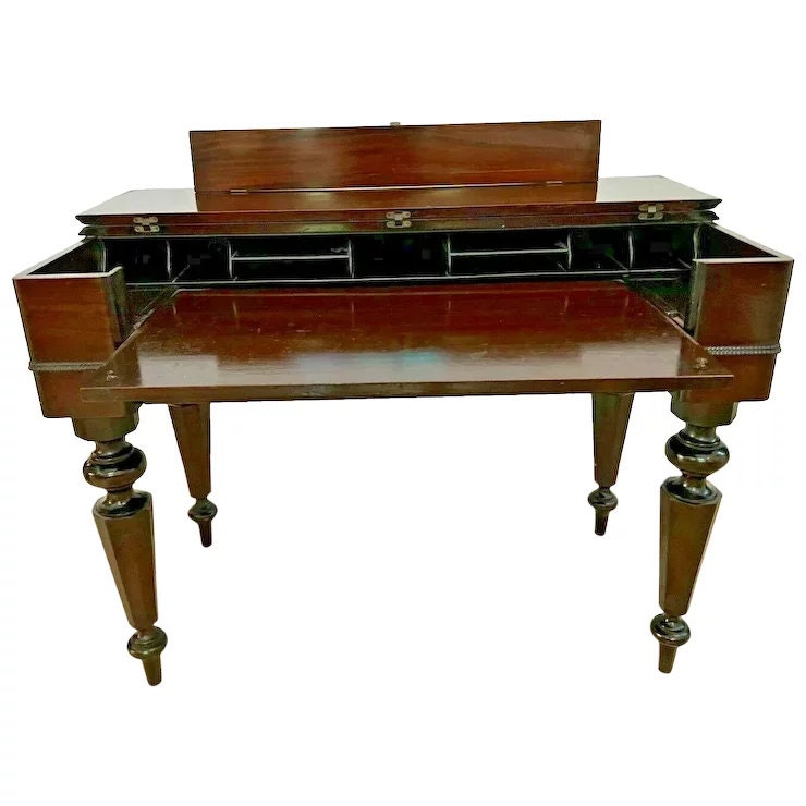 Vintage on sale piano desk