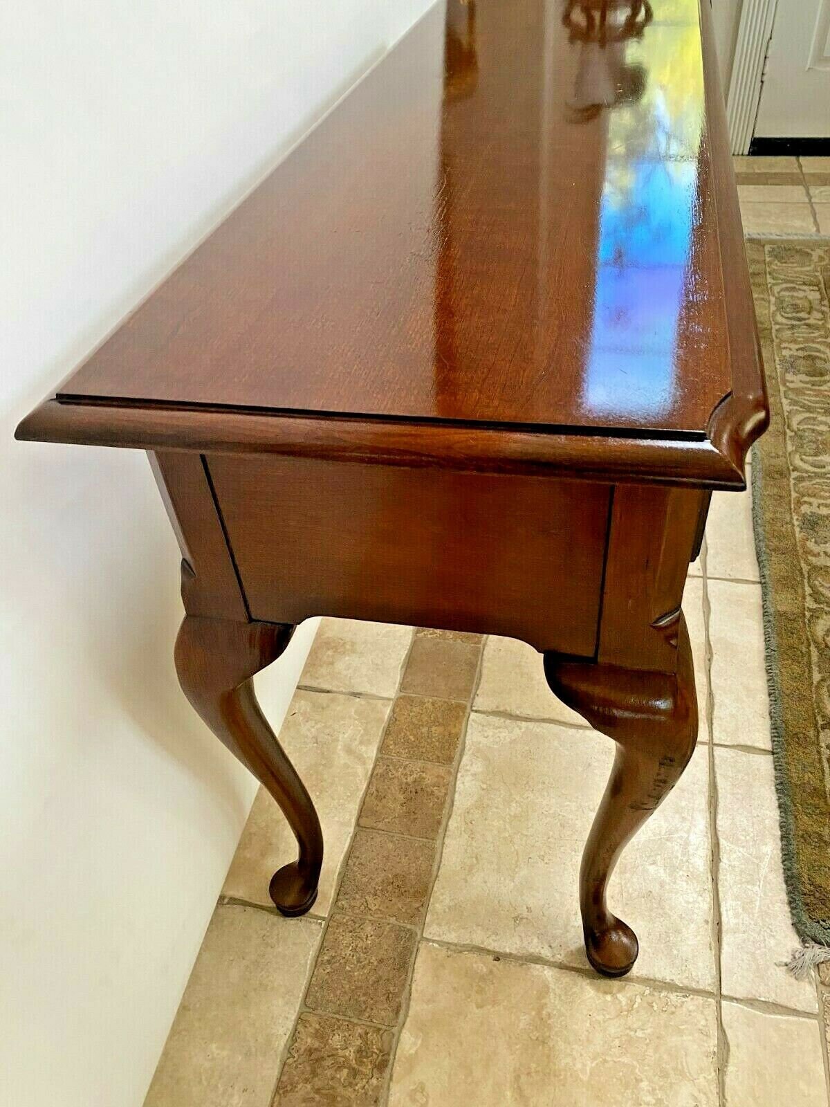 Vintage Sofa Table by Thomasville Furniture Three Drawers Etsy