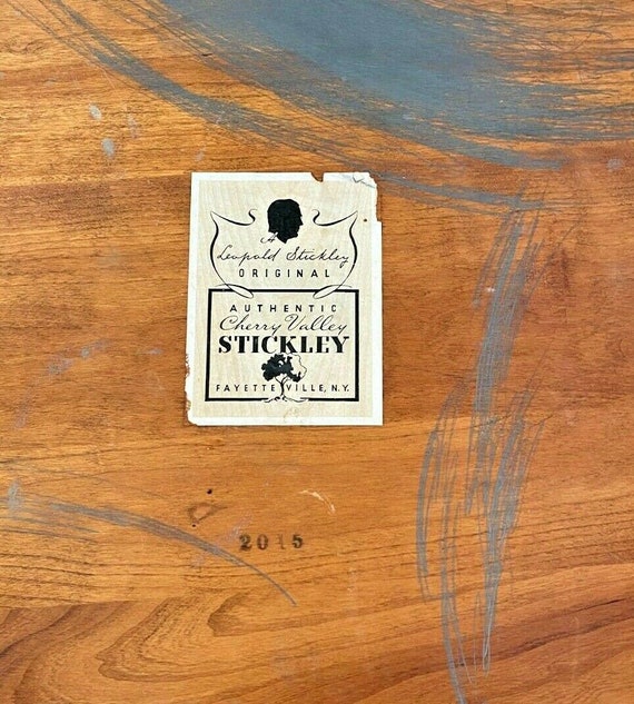 Vintage Leopold Stickley Original Cherry Valley Square Table