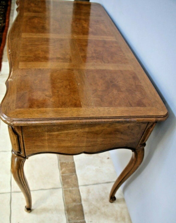 Vintage Desk Thomasville Furniture French Country Burlwood Vintage Desk Thomasville Furniture