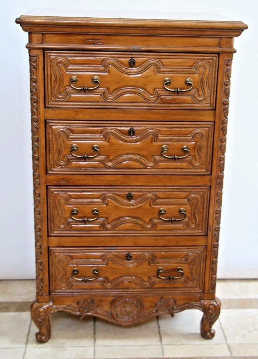 Drexel Touchstone collection Highboy Four drawer Dresser Etsy