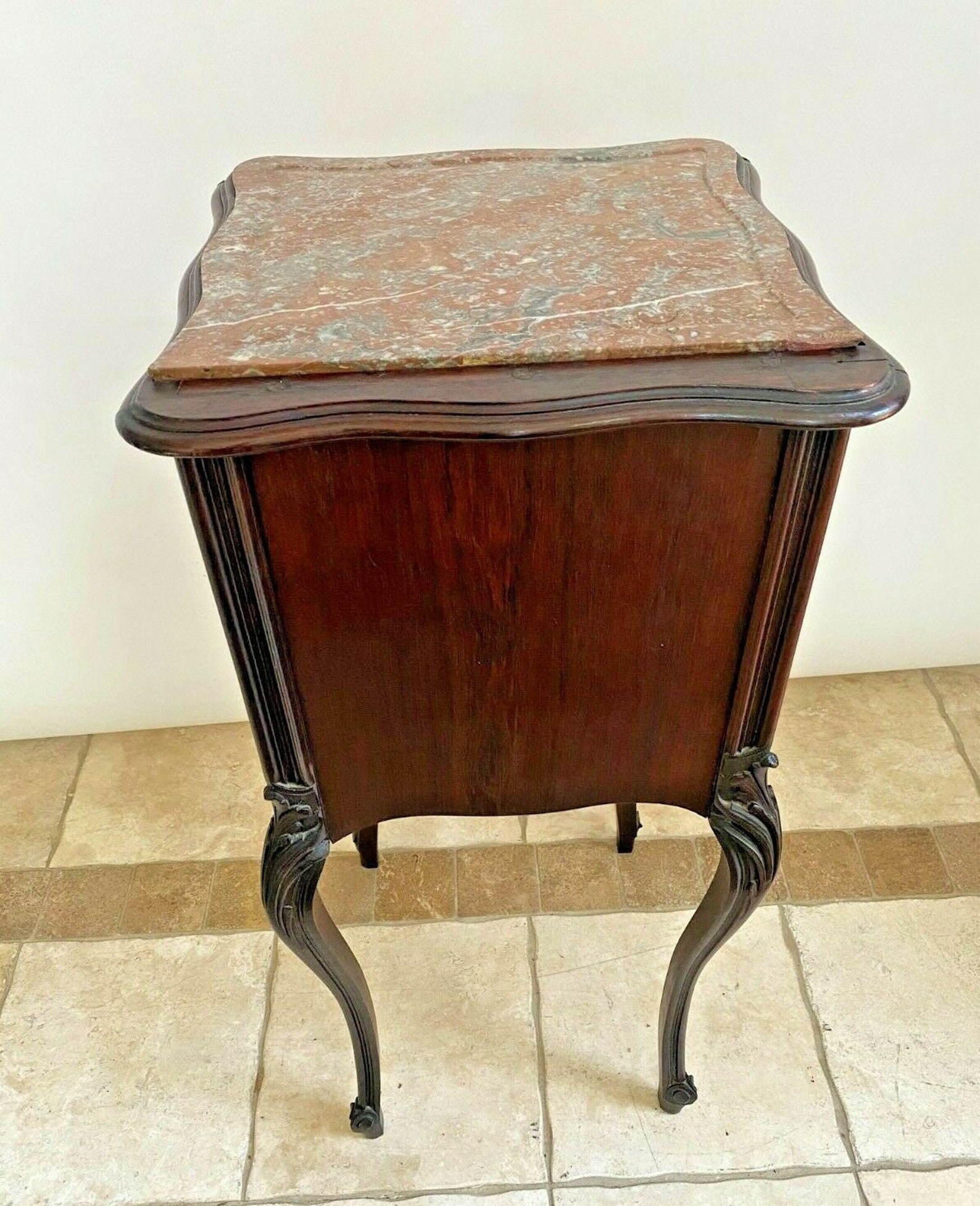 Antique French Humidor Table Marble Top and Interior Etsy