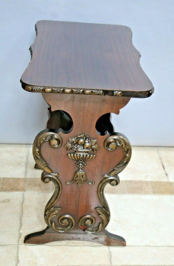 Antique magazine on sale rack table
