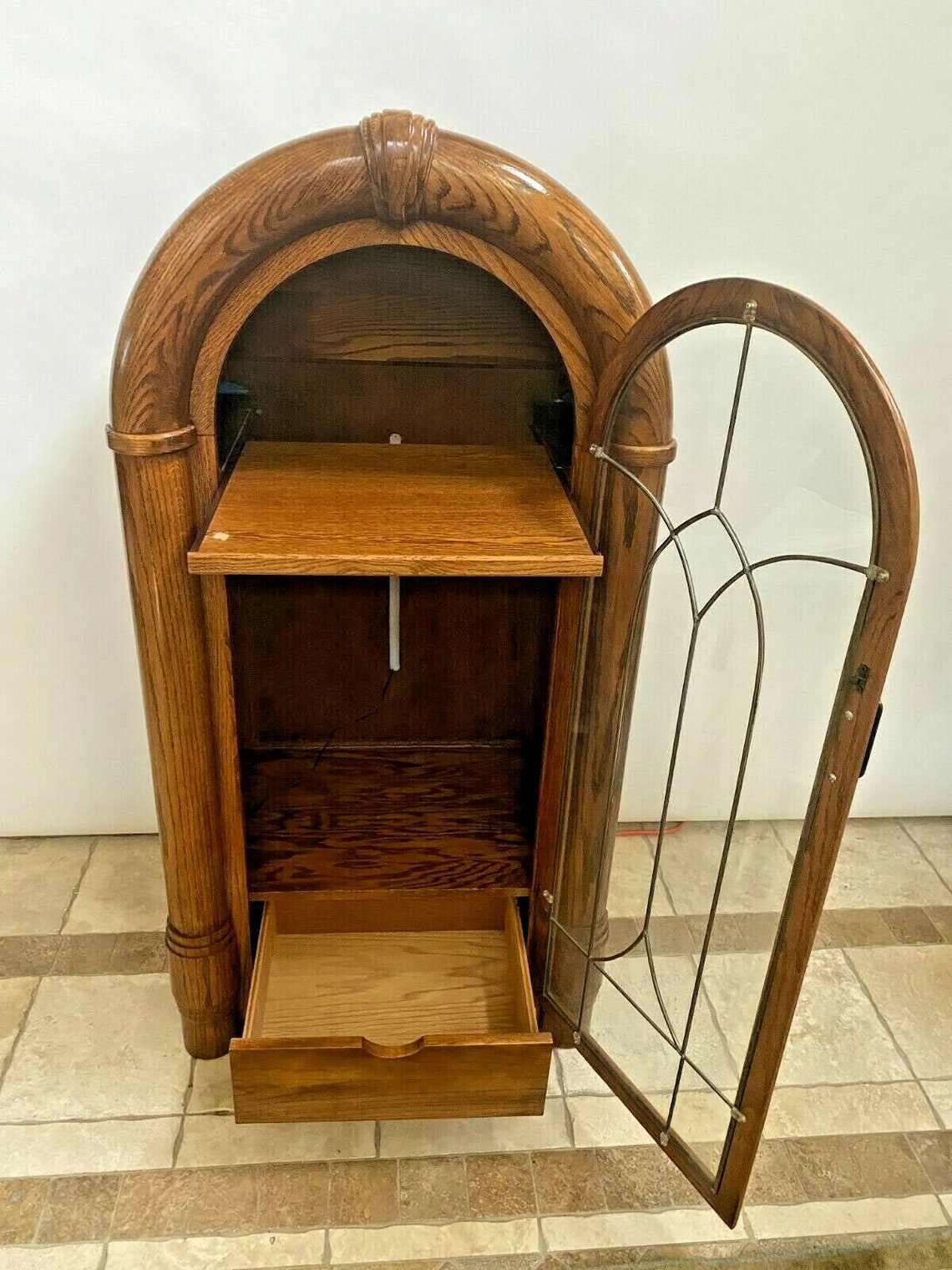 Display Case Console Retro Juke Box Style Multi Color Etsy