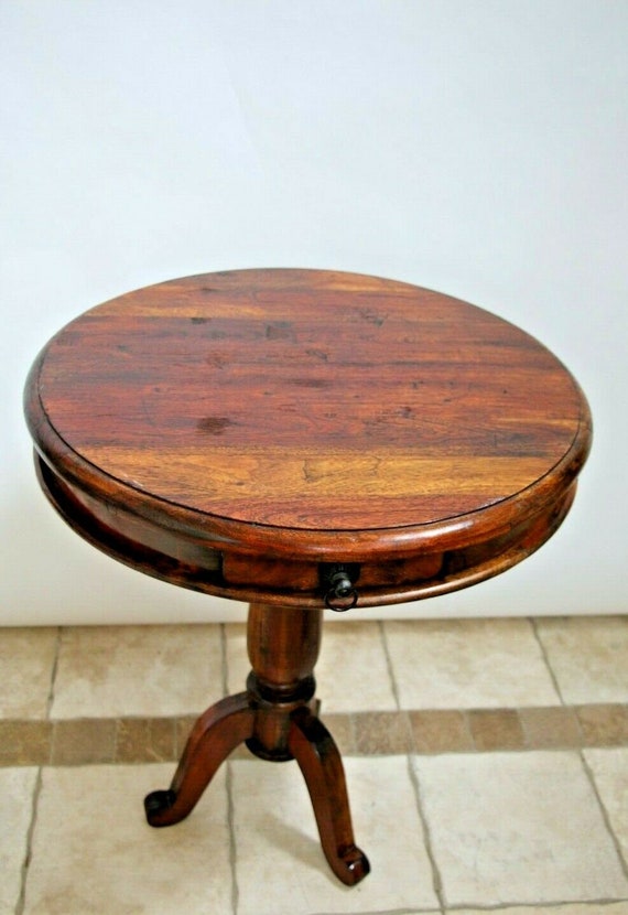 Antique Round Mahogany Pedestal Table With Drawer Colonial Australia Antique Round Mahogany Pedestal Table, Antique Round Pedestal Table Au
