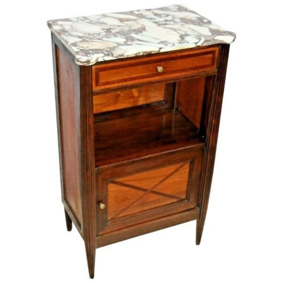 Marble Top Storage Cabinet