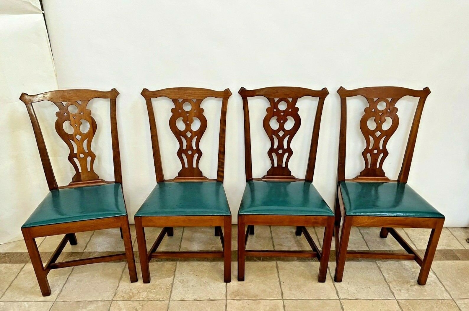 Stickley Dining Room Chairs Authentic 1966 English Country Cherry Wood ...