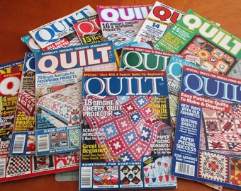 LOT of 18 Vintage Quilting Magazines Quilt Country Quilts Patchwork Patterns