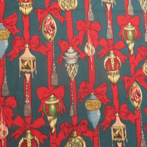 1 yard Victorian Ornaments fabric cotton Alexander Henry Vintage 1994