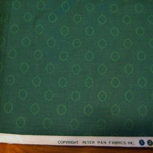 quilter Fabric cotton - Peter Pan in Shade of Green quilting sewing OOP 3 yards