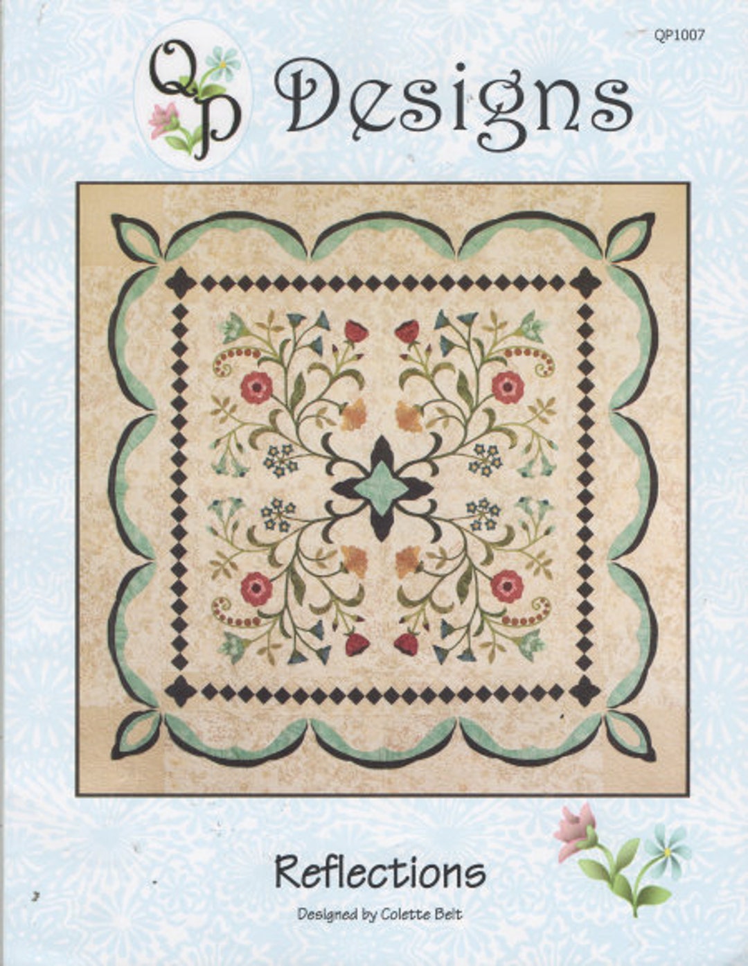 QP Designs Reflections Quilt Uncut Pattern Designed by Colette Etsy