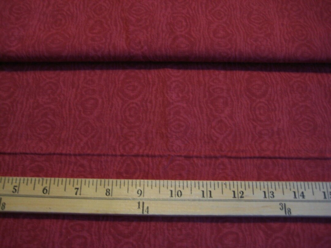 Burgundy / Raspberry Light Red Fabric Cotton for Quilter Sewing by the ...